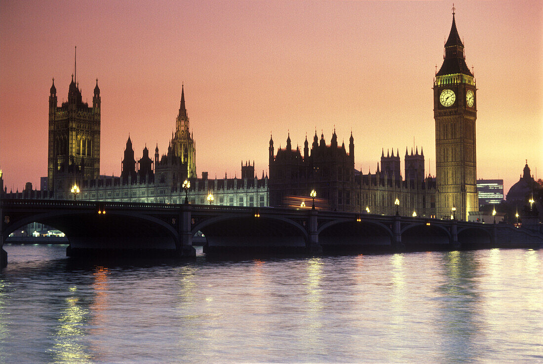 Houses of Parliament, Westminster Bridge, London, England, UK