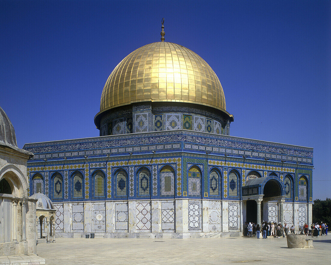 Omar mosque, Dome of the rock, Temple mount, Jerusalem, Israel.