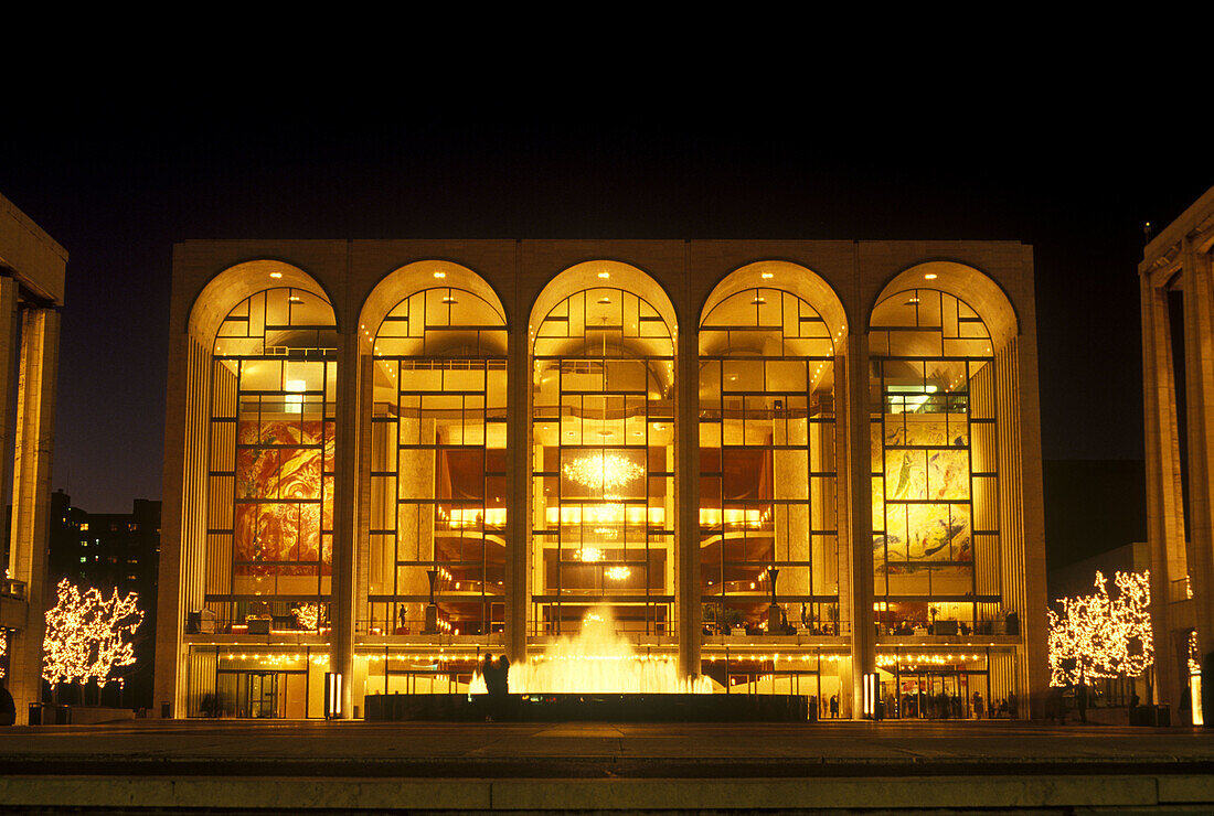Music hall, Lincoln center, Manhattan, New York, USA.
