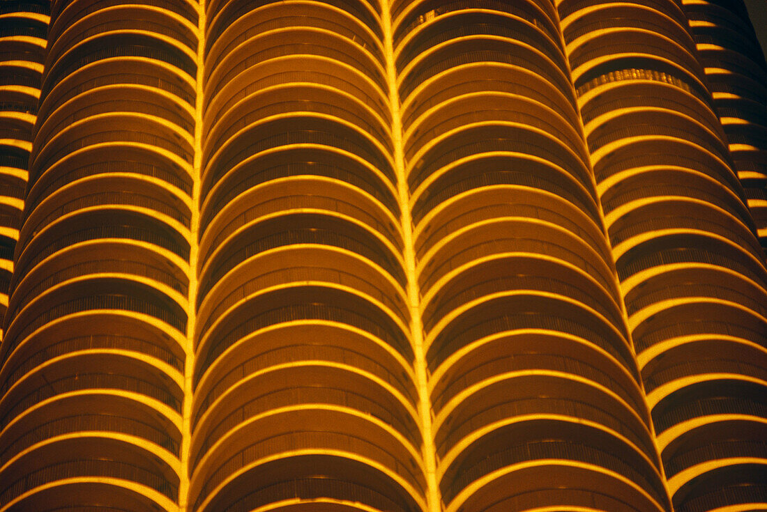 Marina city, Loop, Chicago, Illinois, USA.