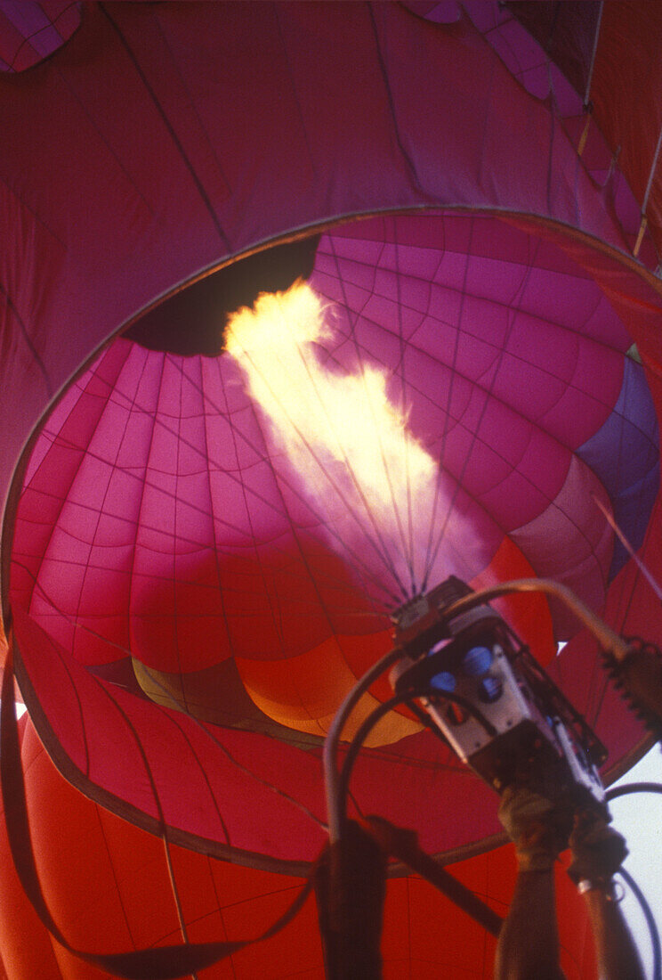 Flame, Hot air balloon.