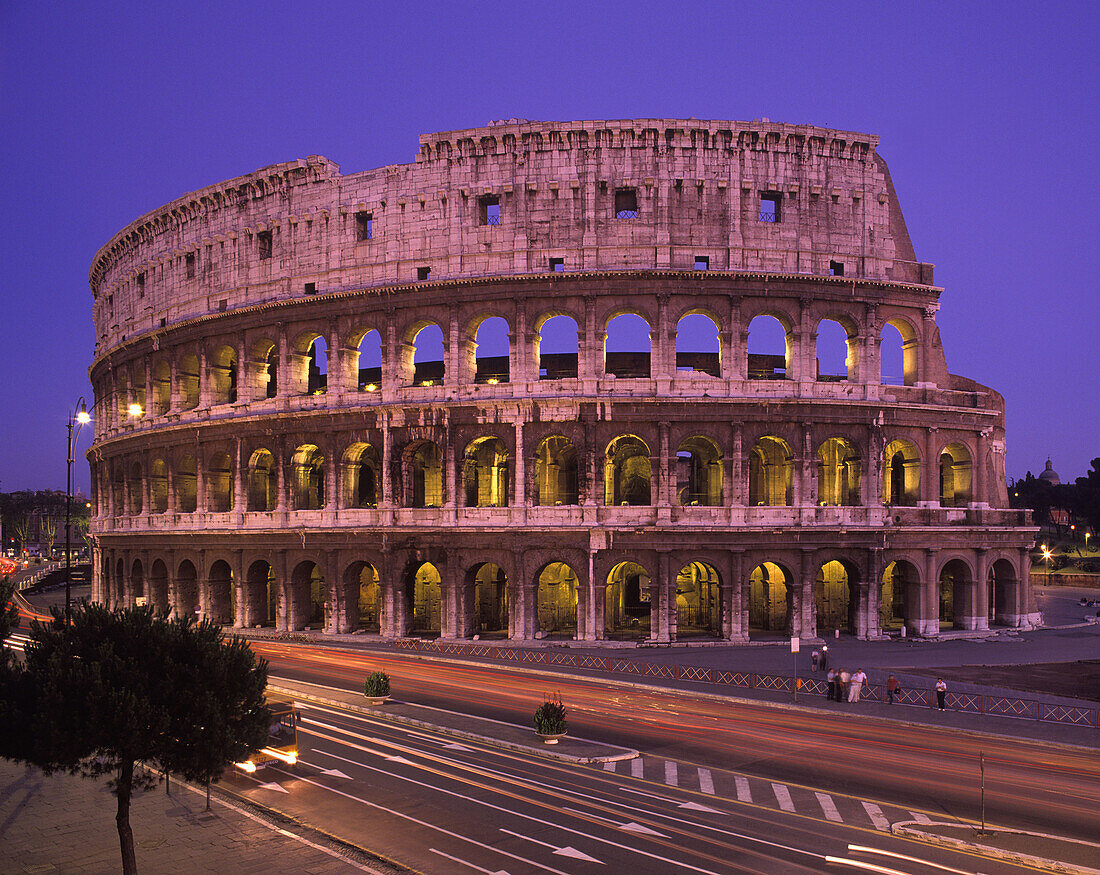 Coloseum ruins, Rome, Italy.