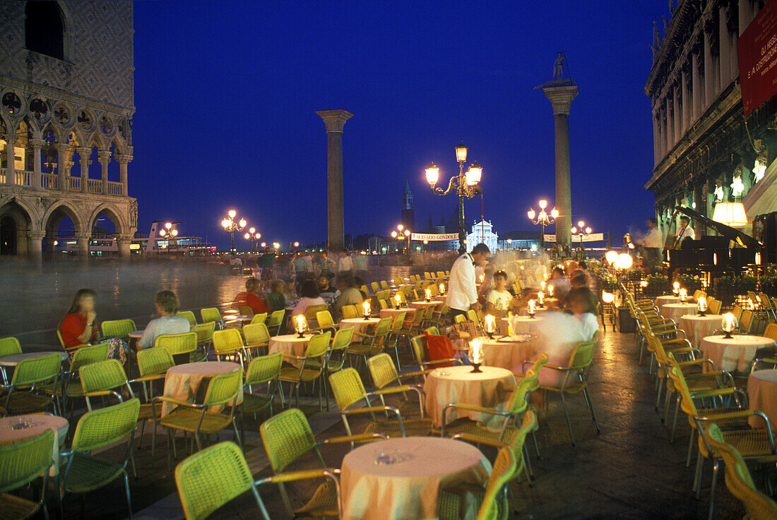 Cafes, Piazzetta, Saint mark s square, Venice, Italy.