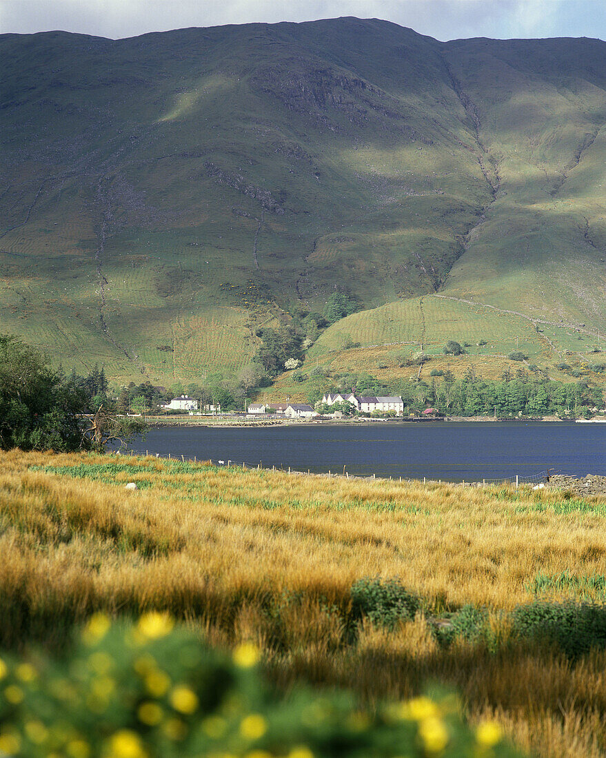 Scenic leenane, Connemara coastline, County galway, Ireland.