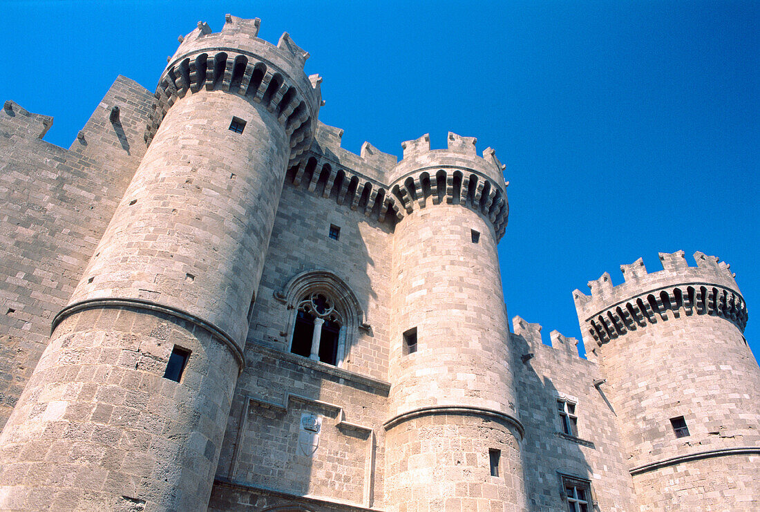 Palace of the Grand Masters (14th century). Rhodes. Greece