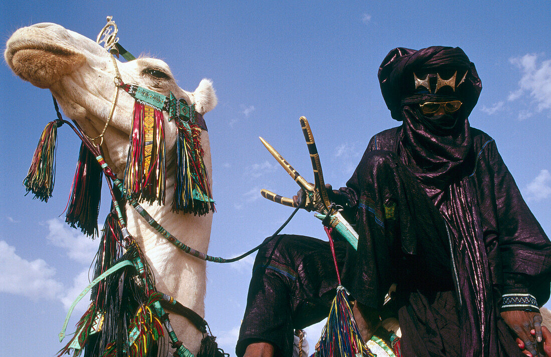 Tuaregs. Cure Salee Festival. River Niger. Republic of Niger.