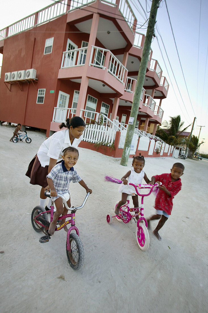 Children, Caye Caulker. Belize