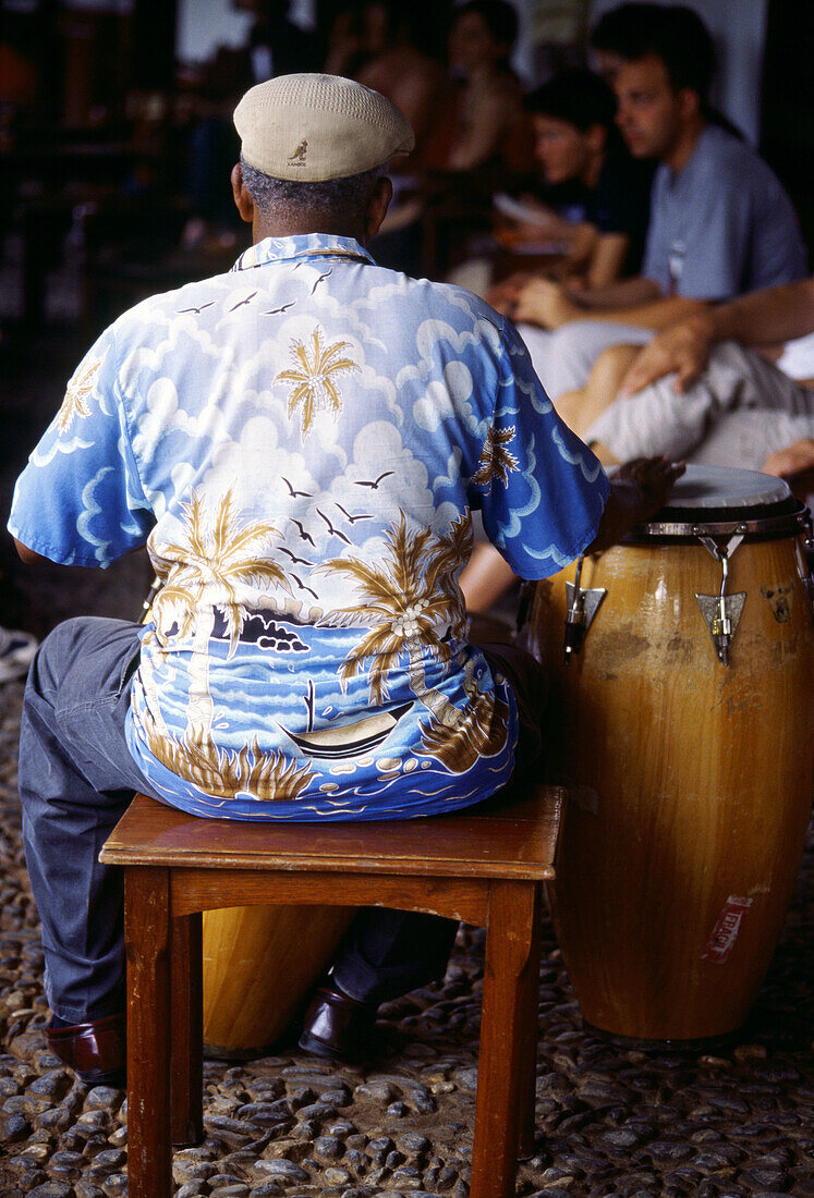 Traditional musician, Trinidad. Sancti Spíritus province, Cuba