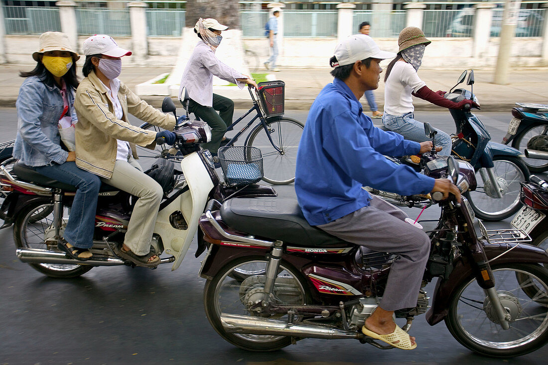 Motorcycles. Ho Chi Minh City. Vietnam