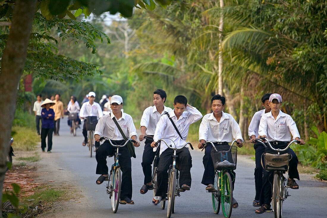 Road, Mekong Delta, CanTho, Vietnam.