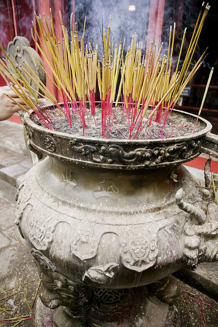 Ngoc Son temple, Hoan Kiem Lake, Hanoi, Vietnam