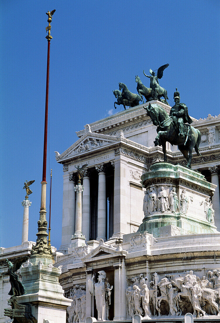 Vittorio Emanuele II Monument, Rome. Lazio, Italy