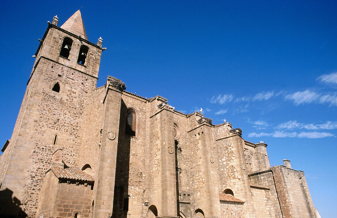 Church of Santiago. Caceres. Extremadura. Spain