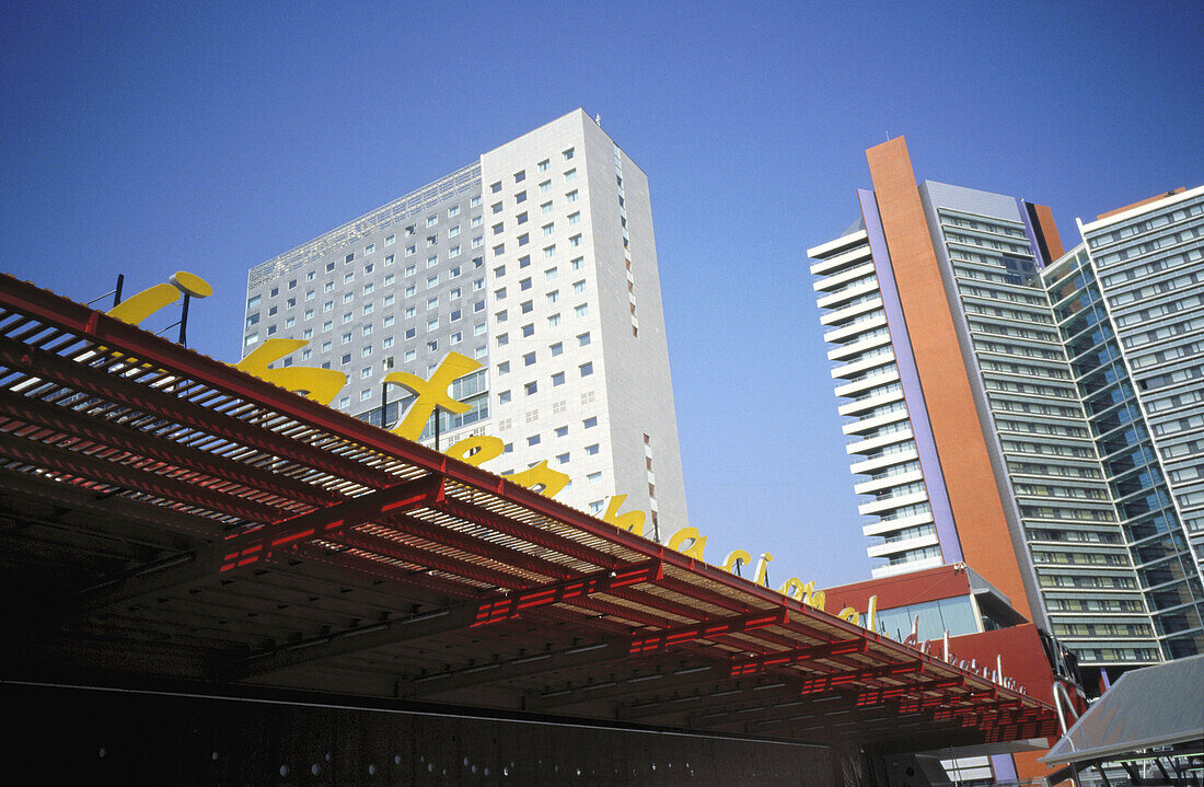 Hotel buildings, Diagonal Mar area, Forum 2004. Barcelona. Spain