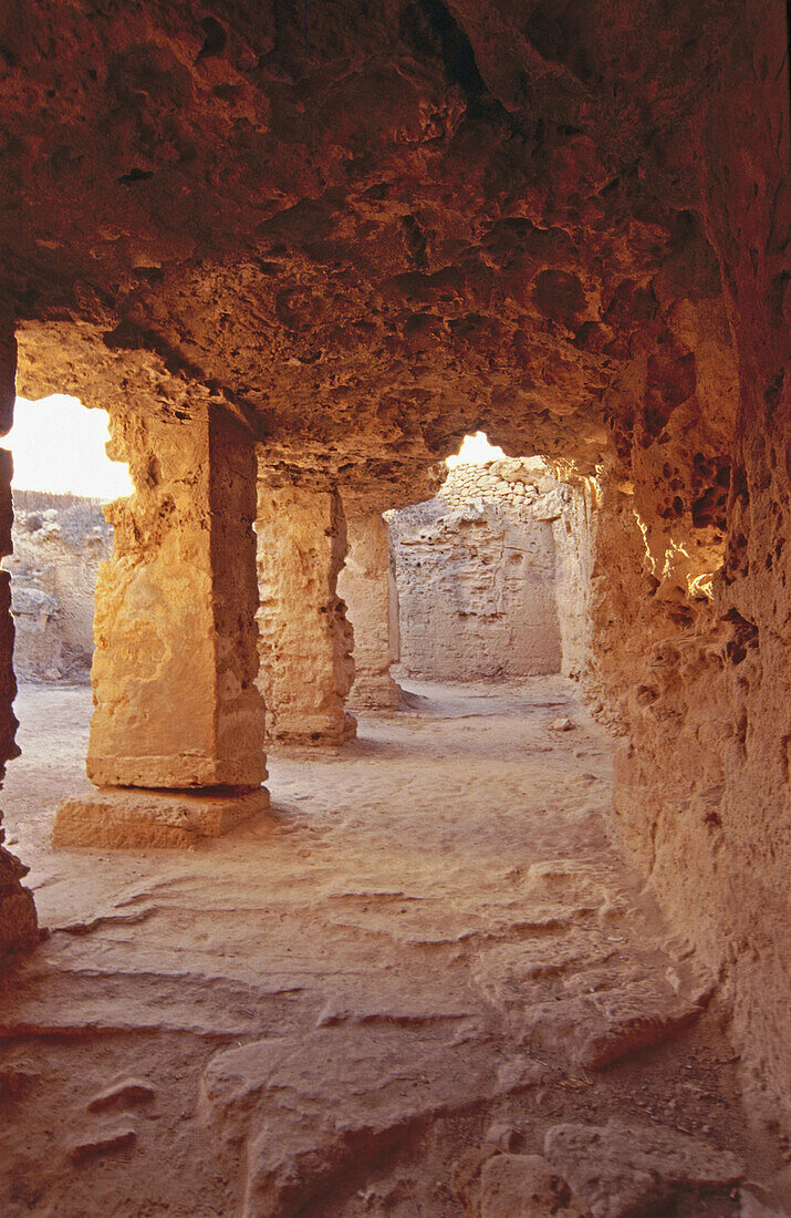 Tomb of the Kings, Hellenistic necropolis (4th century BC). Paphos. Cyprus