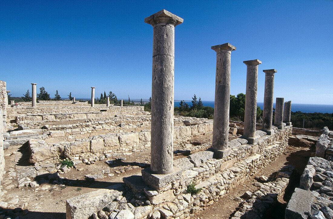 Ruins of the ancient town of Curium. Cyprus