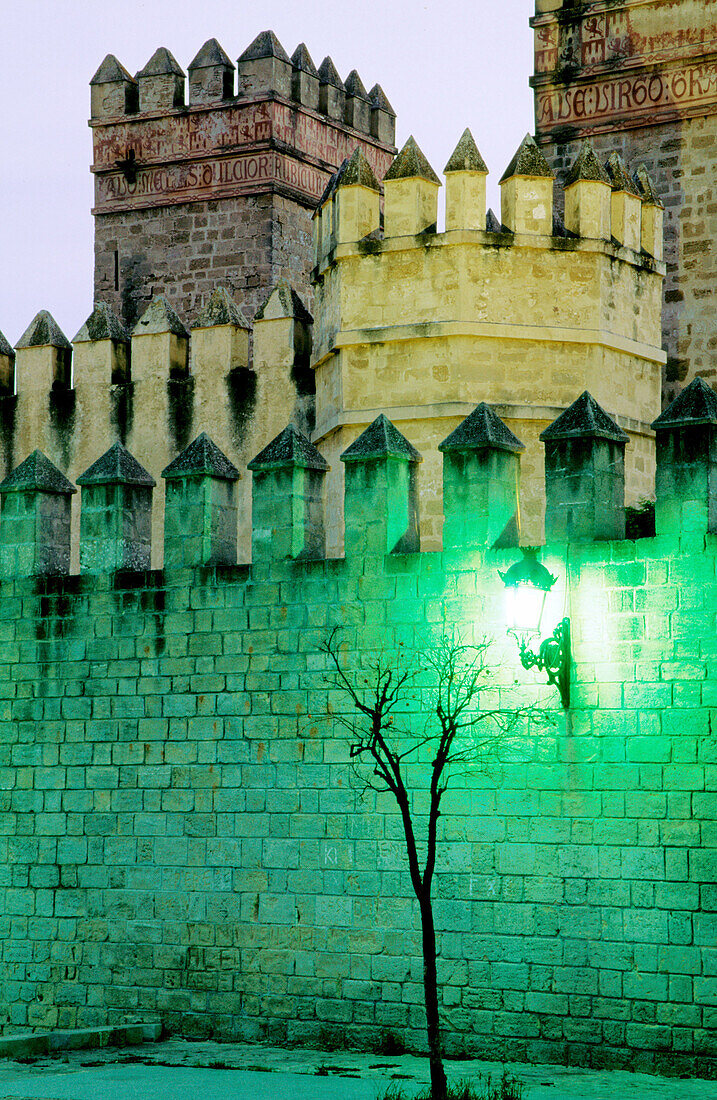 San Marcos Castle (XIII c., by Alfonso X in a site of a former moorish mosque). Puerto de Santa María. Cádiz province. Andalusia. Spain