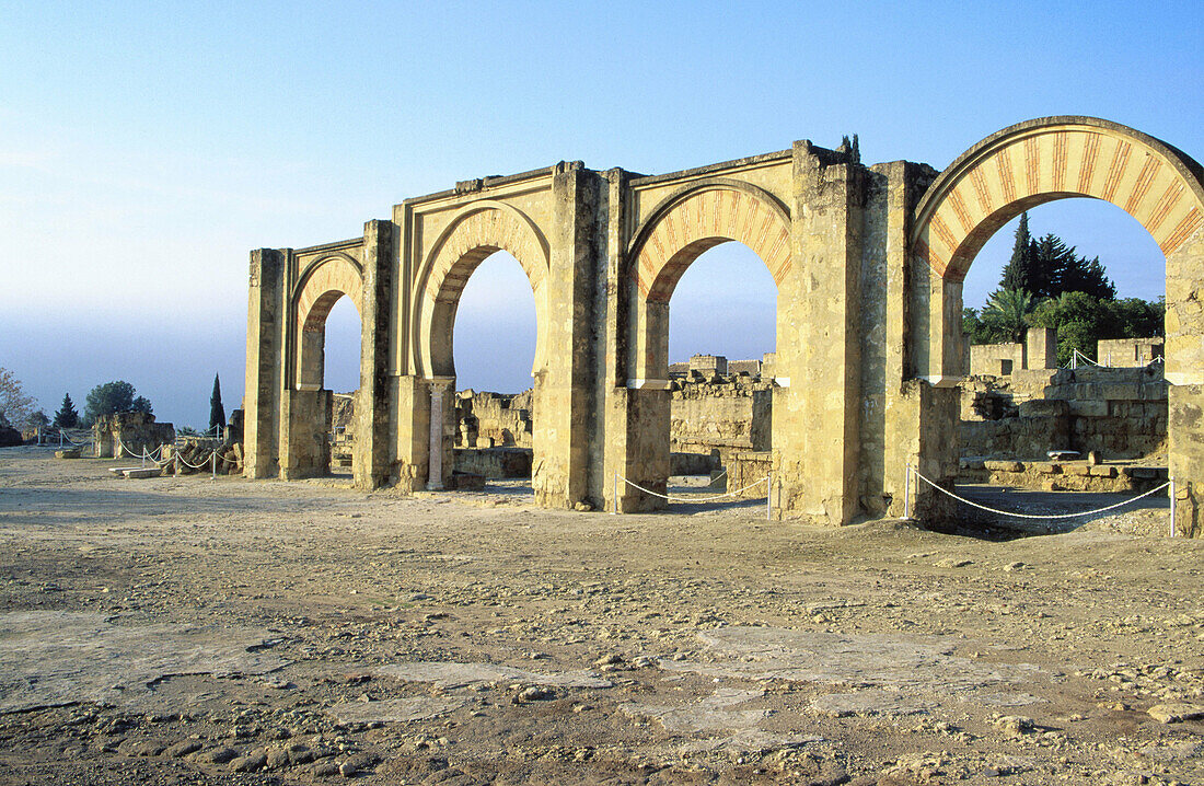 Ruins of Medina Azahara, palace built by caliph Abd al-Rahman III. Córdoba province. Andalusia. Spain