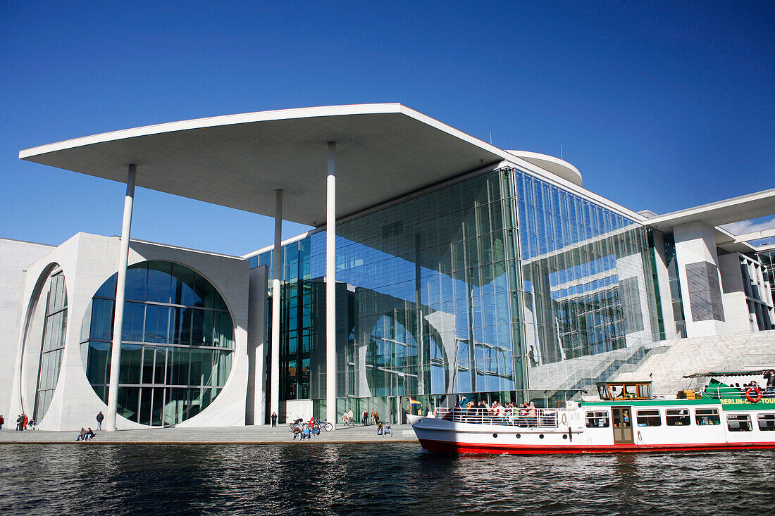 Marie Elisabeth Lueders building at river Spree, The new government district, Berlin, Germany