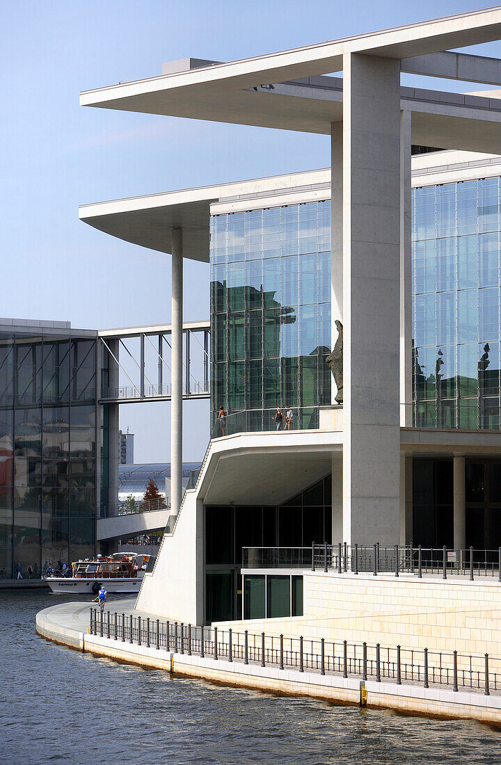 Marie Elisabeth Lueders building at river Spree, The new government district, Berlin, Germany