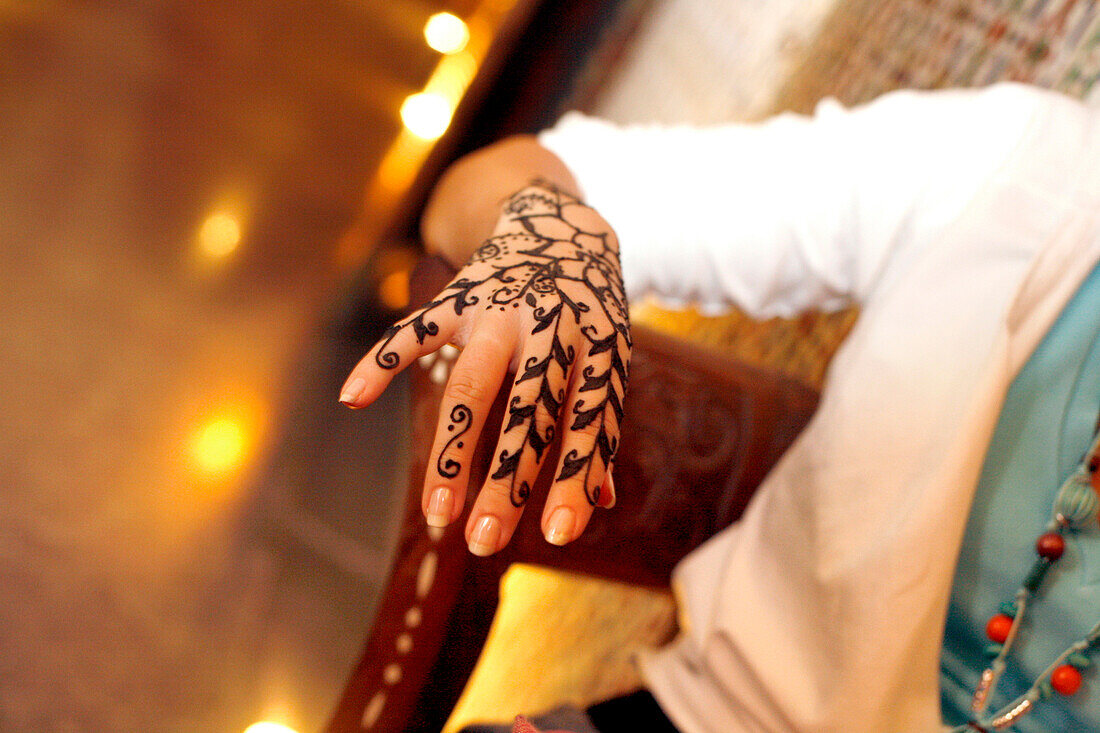 Henna, Riad La Sultana, Marrakech, Morocco