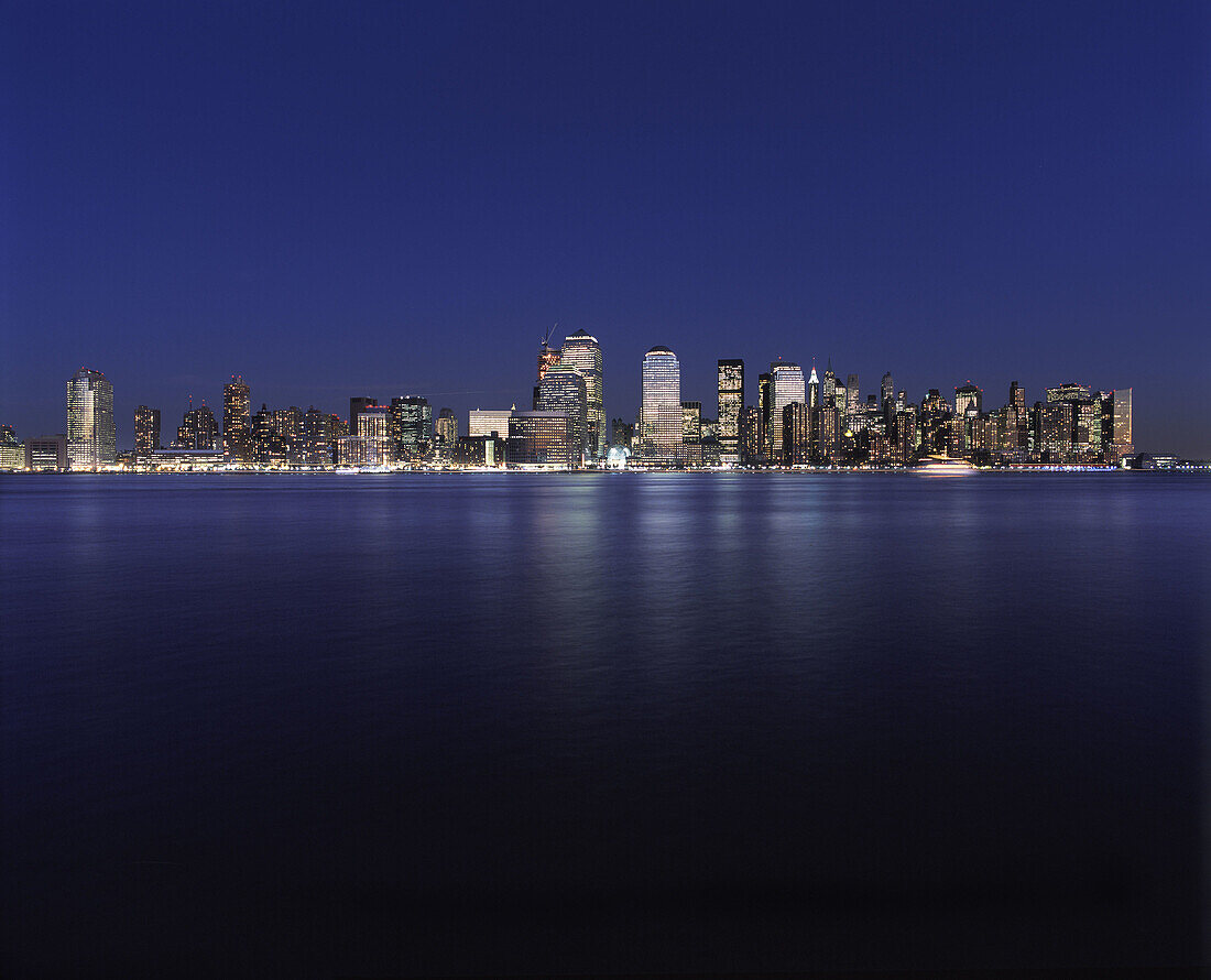 Downtown skyline, Manhattan, New York, Usa