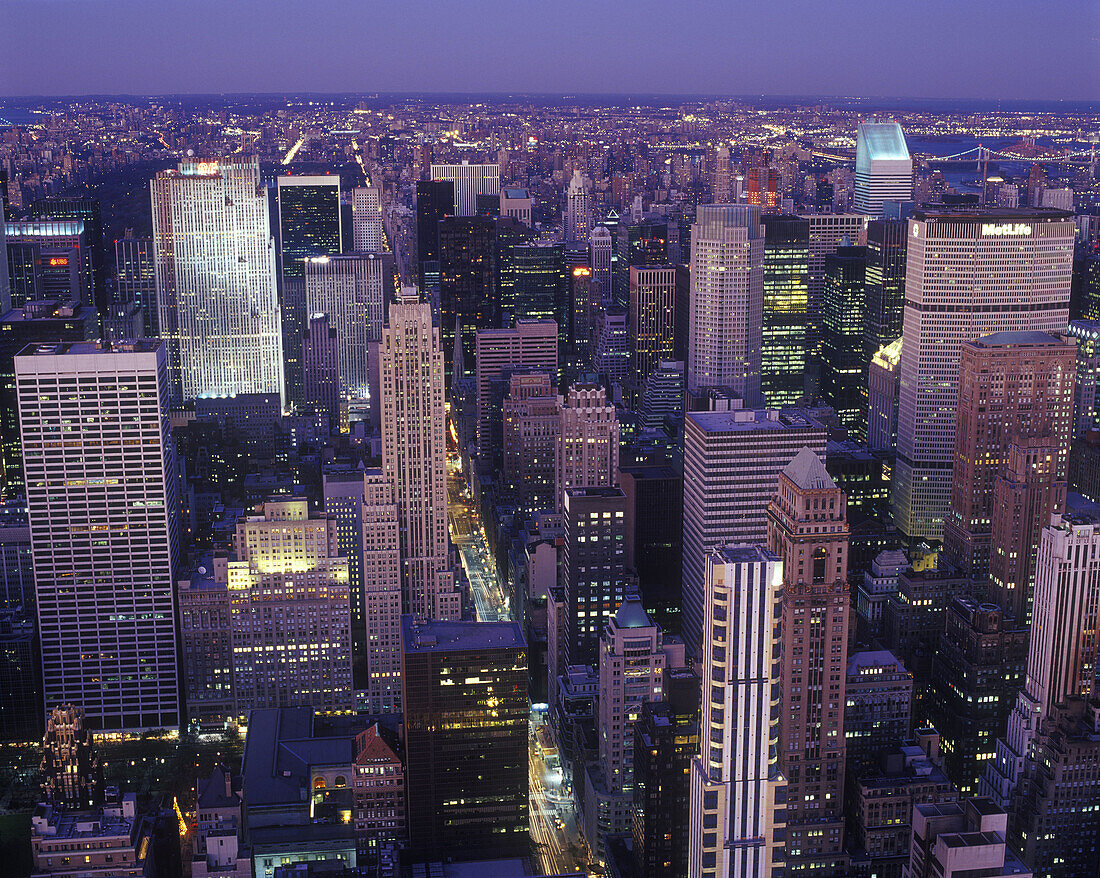 Midtown skyline, Manhattan, New York, USA