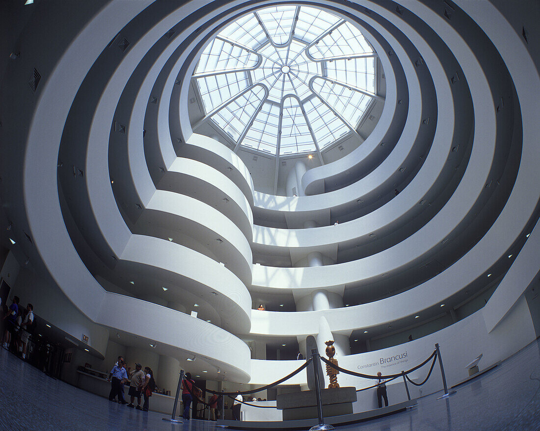 Rotunda, Guggenheim museum, Fifth Avenue, Manhattan, Museum row, New York, USA