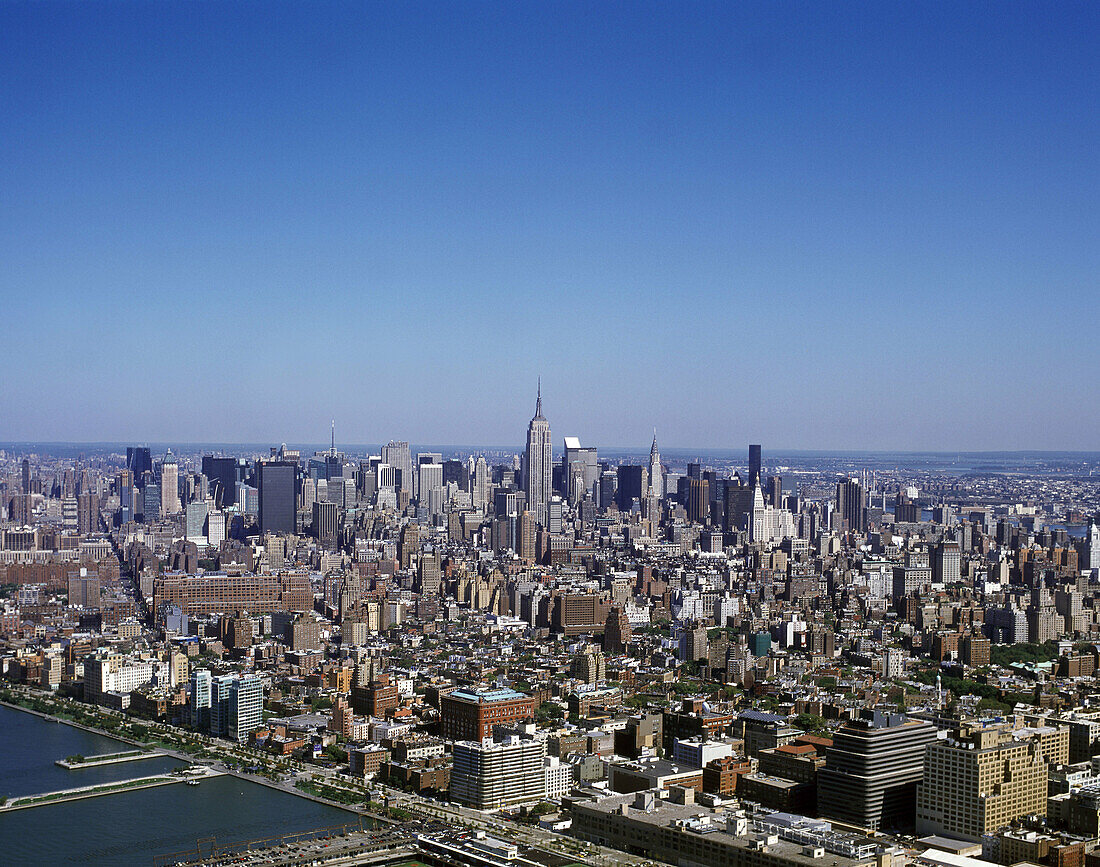 West village, Midtown skyline, Manhattan, New York, USA