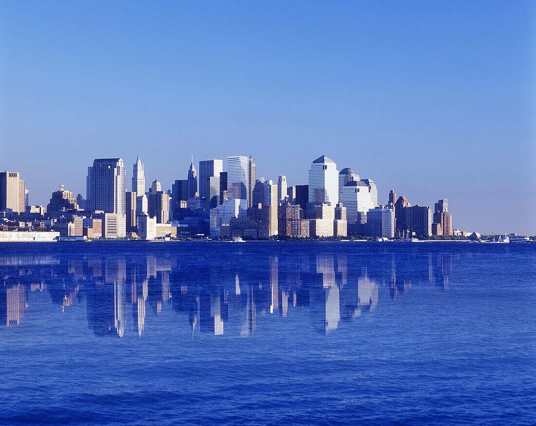 Downtown skyline, Manhattan, New York, USA