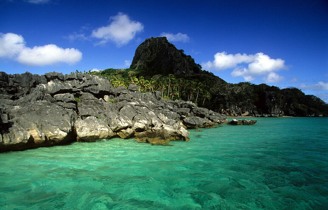 Sawa-I-Lau and the Blue Lagoon, Yasawa group, Yasawa group, Fiji, South Sea