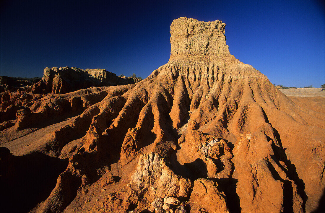 The eroded remnants of the Wall of China, an ancient sand dune, Mungo National Park, New South Wales, Australia