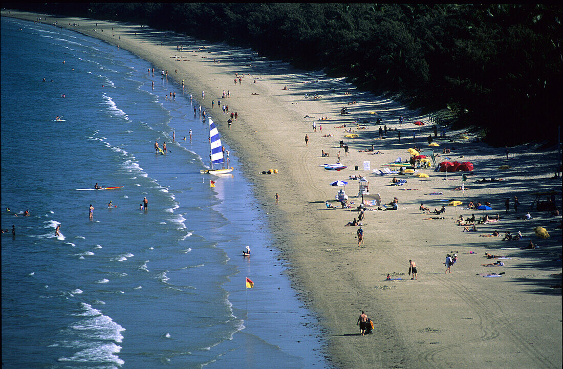 view to Four Mile Beach, Port Douglas, Queensland, Australia