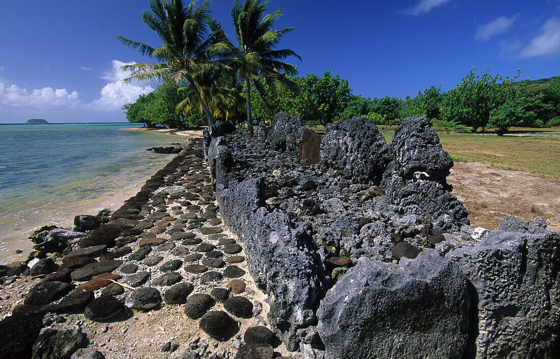 Marae Taputaputea, Raiatea, Französisch Polynesien, Südsee