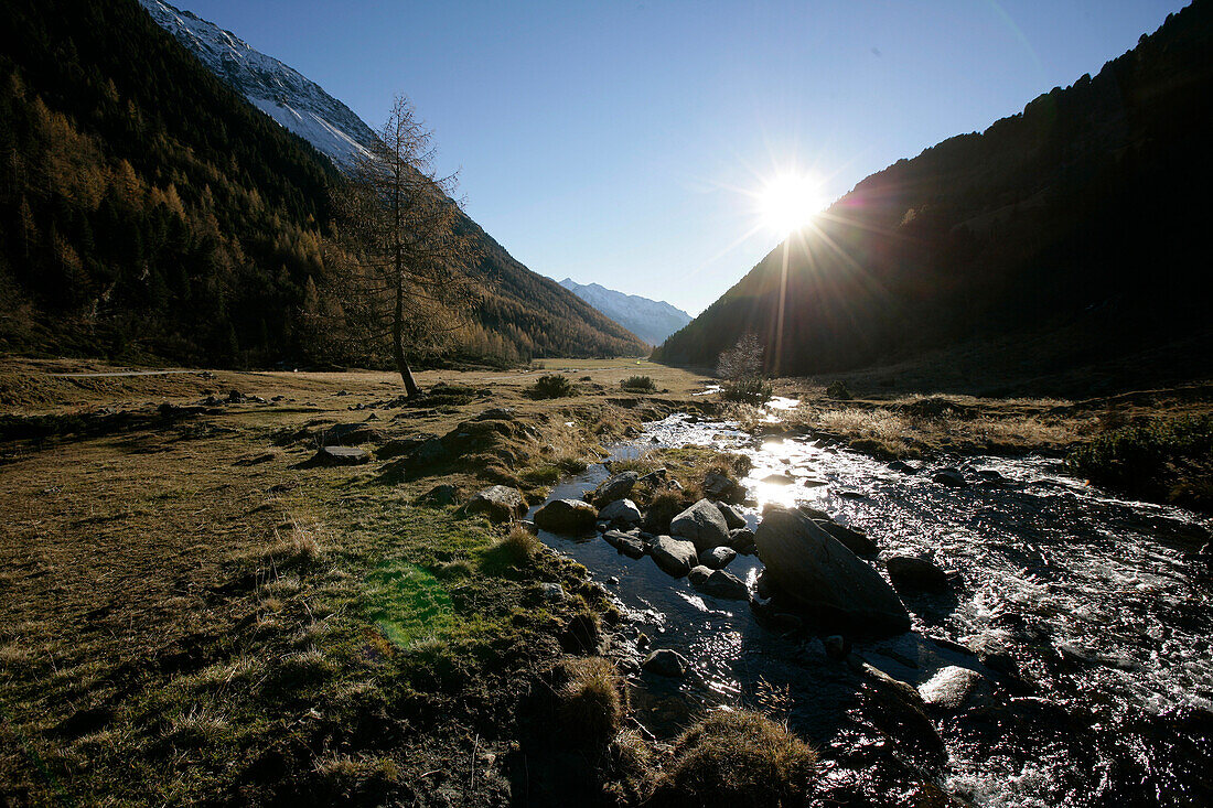 Knuttenbachtal bei Bruneck, Südtirol, Italien