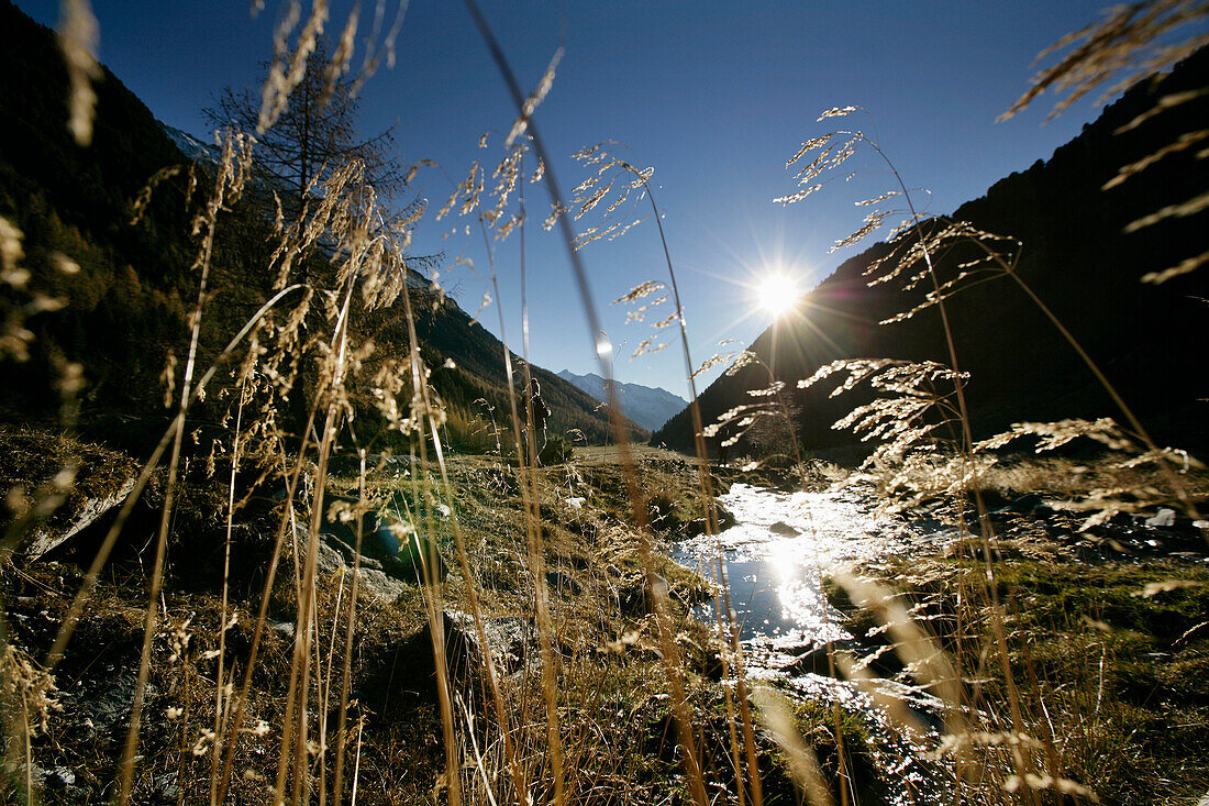 Landscape in Knutten valley, near Bruneck, Trentino-Alto Adige/Südtirol, Italy