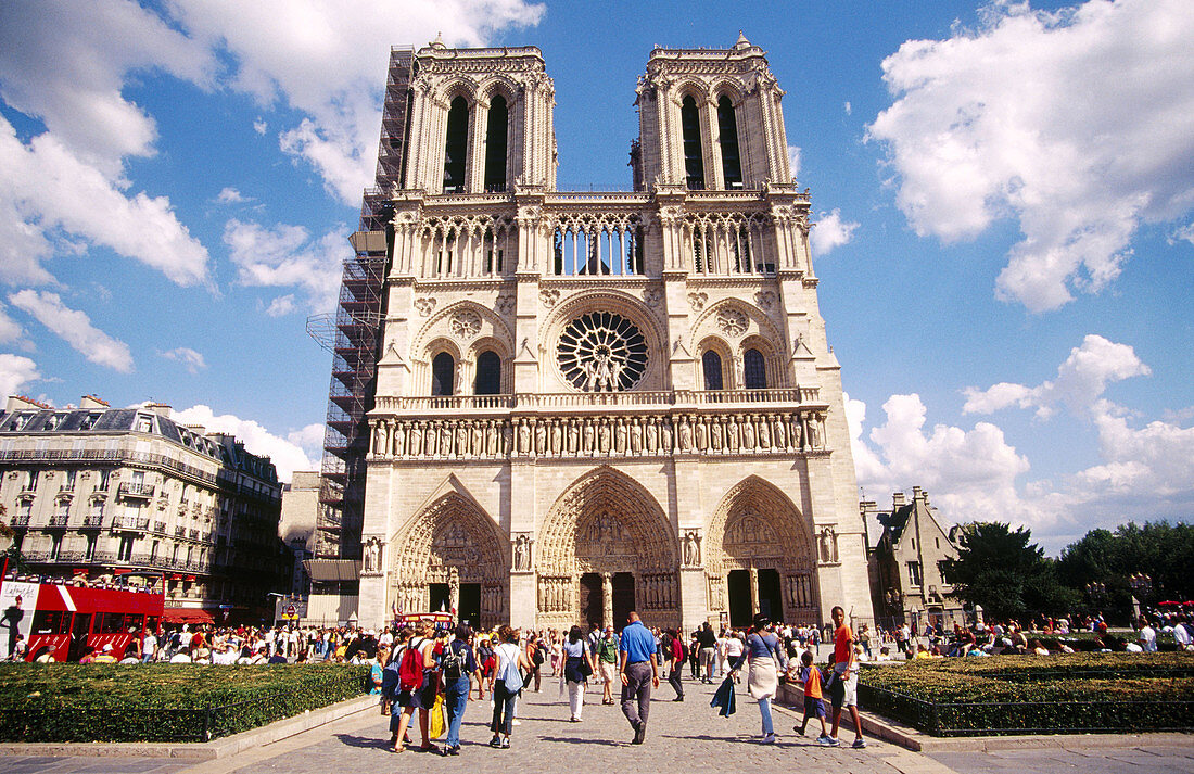 Notre Dame cathedral. Paris, France