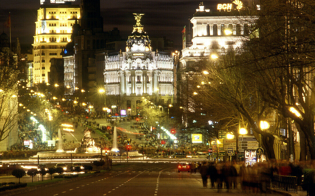 Cibeles square, Madrid, Spain.