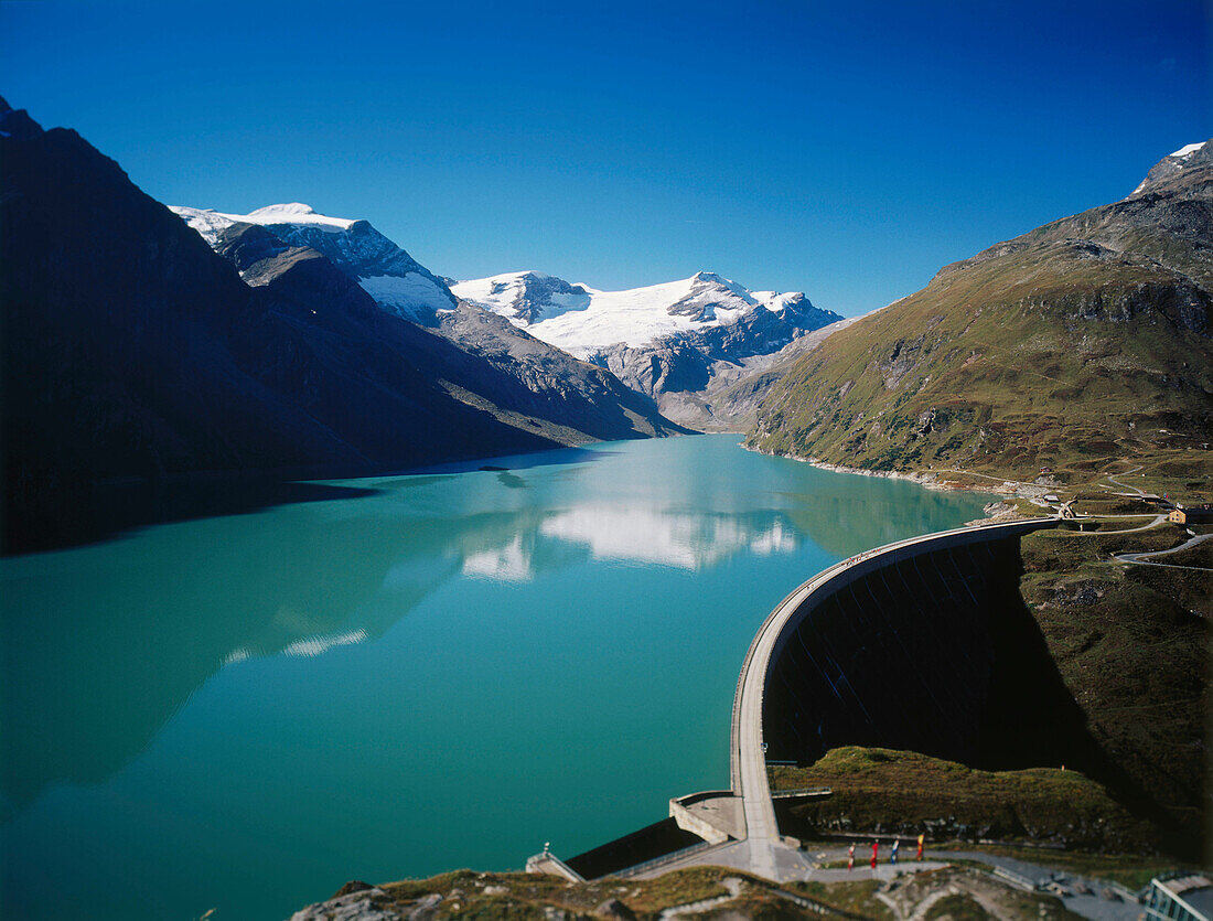 Mooserboden Dam. Kaprun Valley, Austrian Alps. Austria