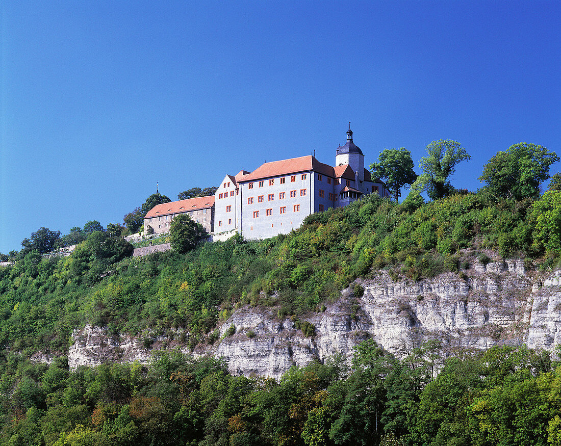 The Old Castle, one of the Dornburg Castles. Thuringia. Germany