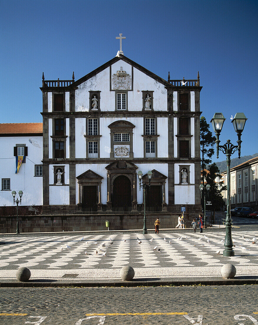 Collegiate church of Jesuits. Funchal. Madeira Island. Portugal