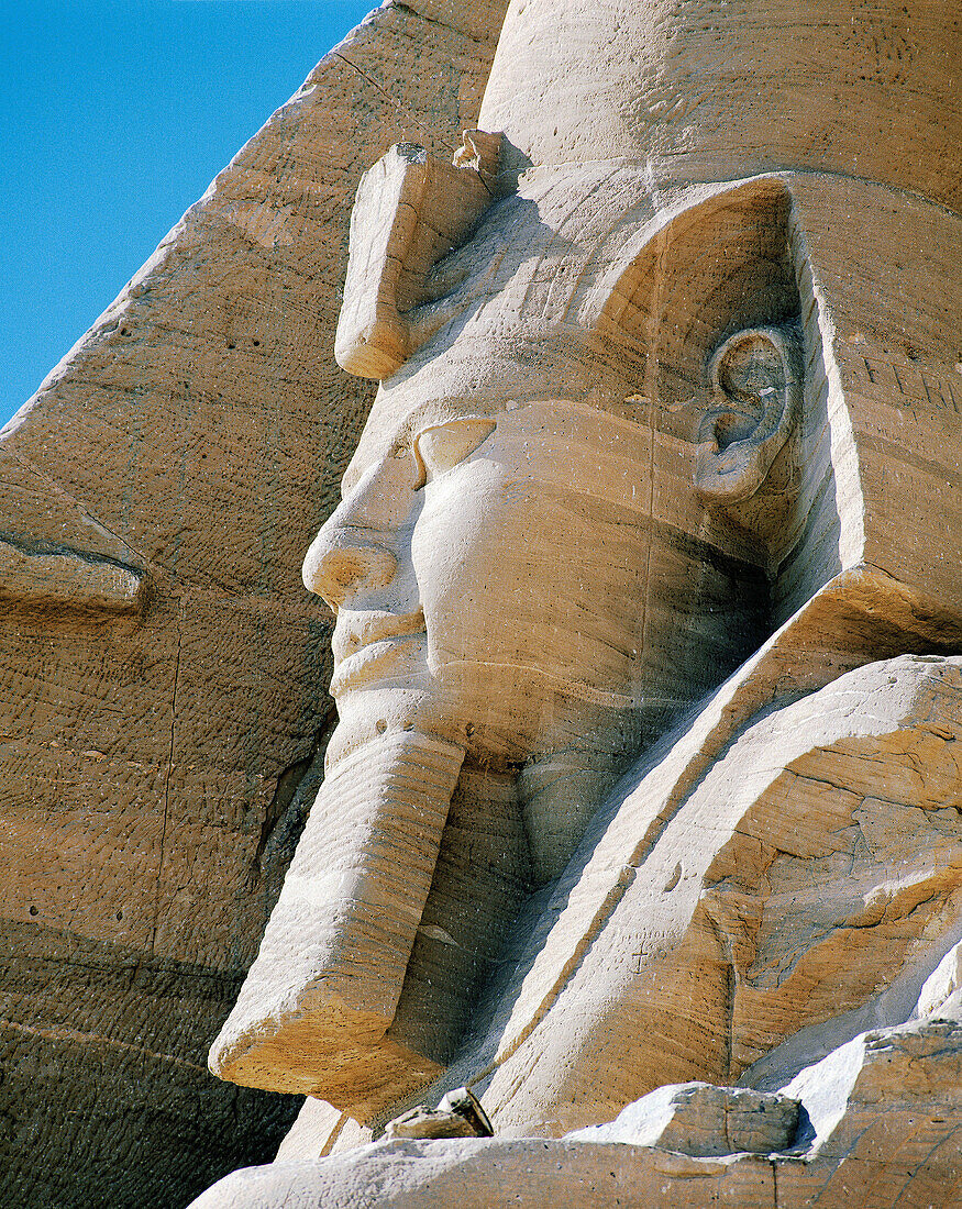 Colossal statue of Ramses II, Abu Simbel, Egypt