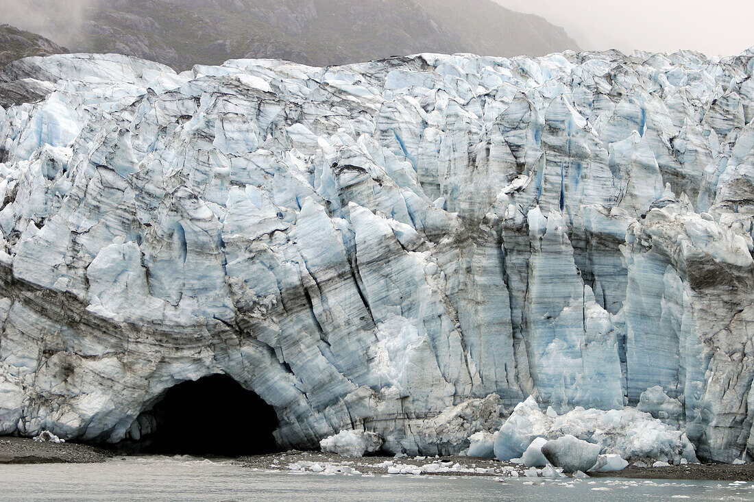 Lamplugh Glacier in Glacier Bay National Park, Southeast Alaska, USA.