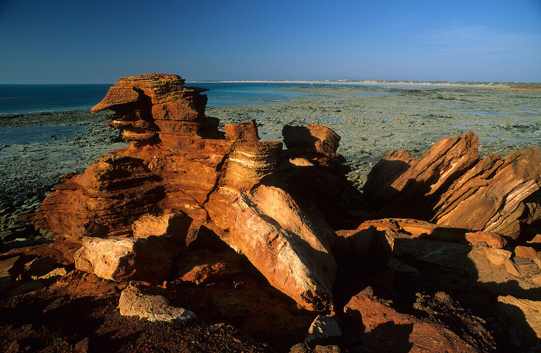 Die Felsen am Gantheaume Point, Broome, Westaustralien, Australien