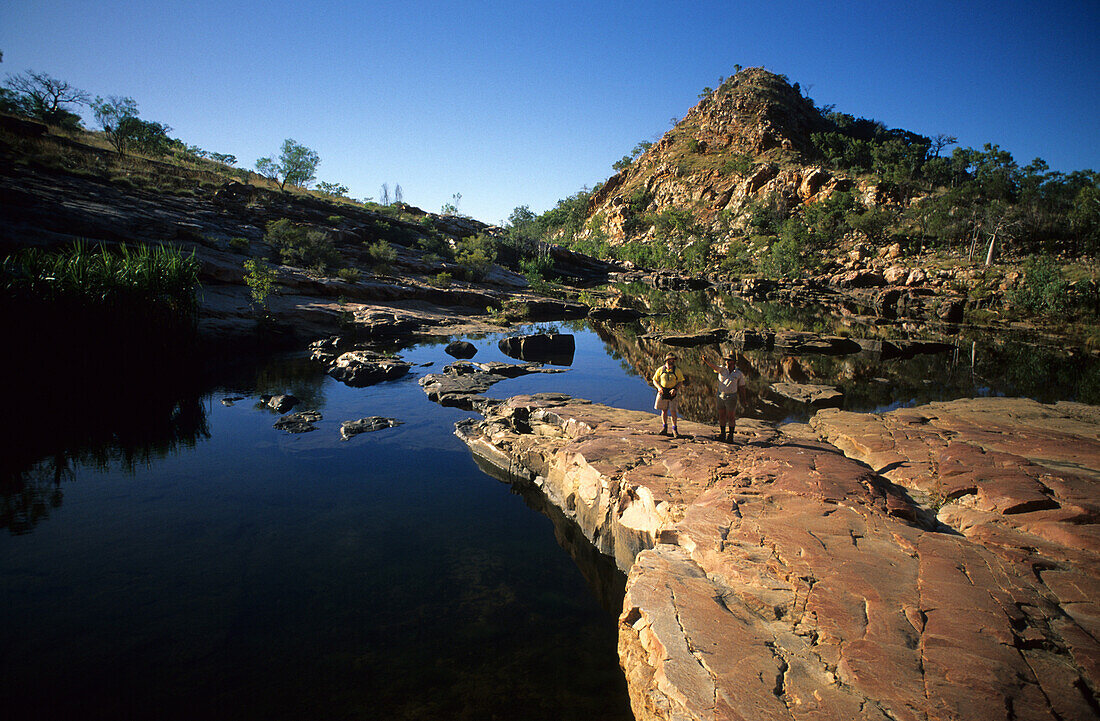 At the beginning of Bell Gorge, Gibb River Road, Western Australia, Australia