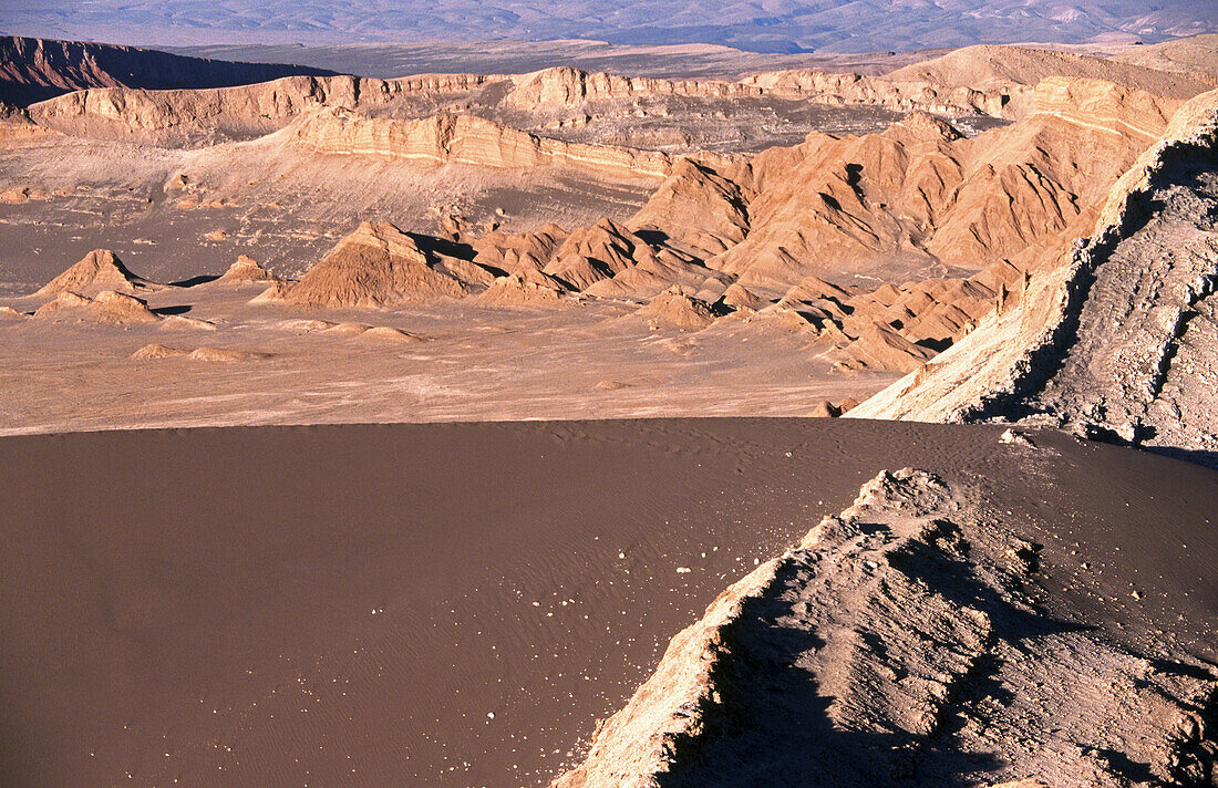 Mountains at Valle de la Luna (Valley of the Moon ). Atacama desert. Chile