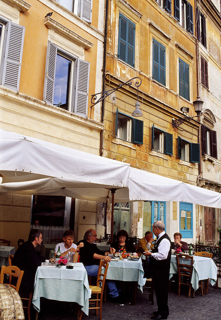 Restaurant, Trastevere. Rome. Italy
