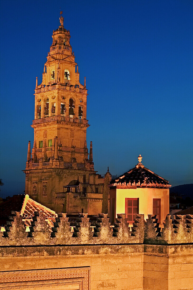 Minaret tower of the Great Mosque, Córdoba. Andalusia, Spain