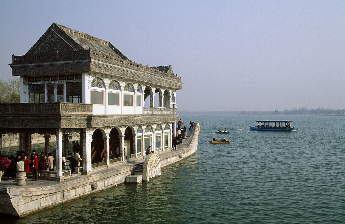 Marble Boat in the Summer Palace, Beijing. China