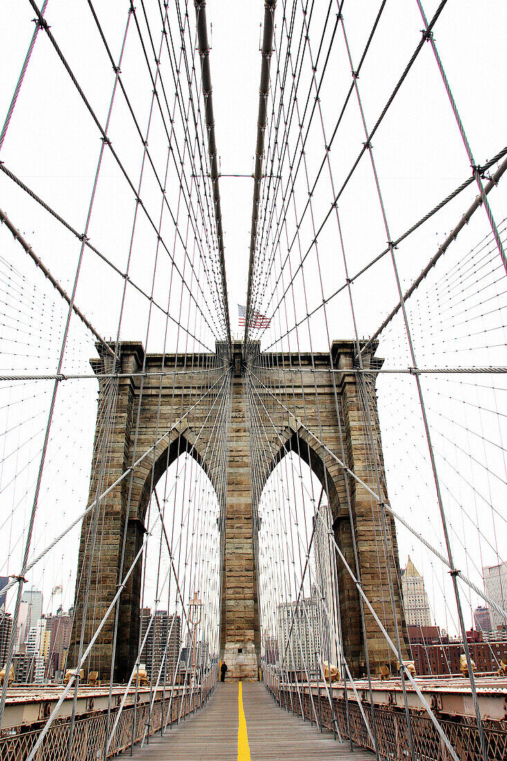 Brooklyn Bridge. New York. USA